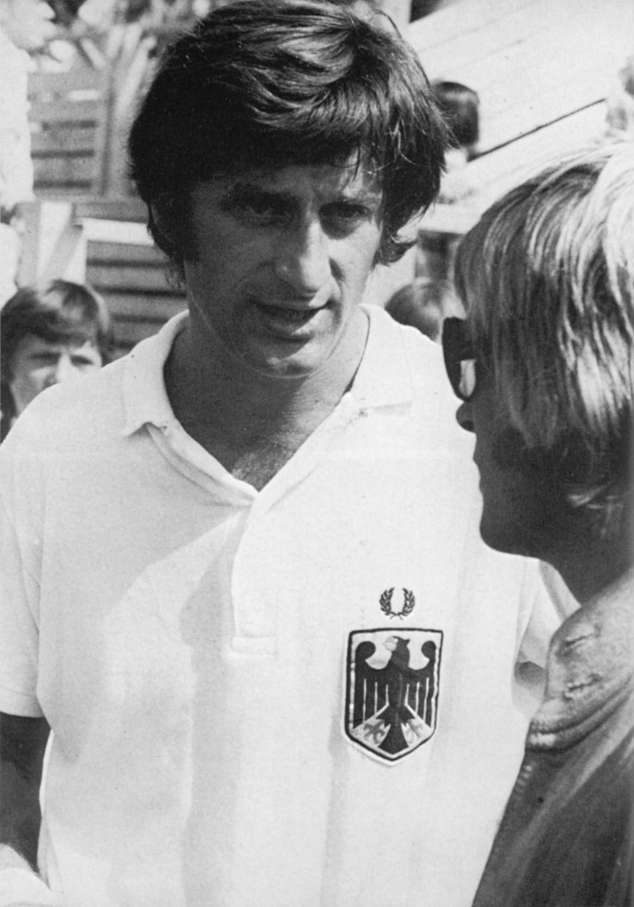 Michael Krause, Vorsitzender des Präsidiums, bei den Olympischen Spielen 1972 in München. Er schoss im Hockey-Finale das entscheidende Tor gegen Pakistan.