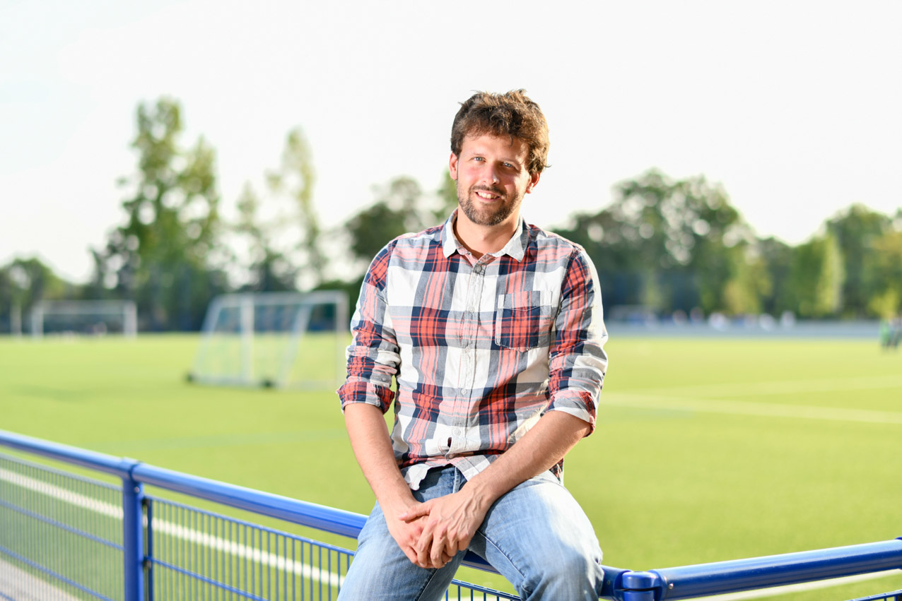 Maximilian Stahm, Sportlicher Leiter des Fußball-Jugendbereichs des TSC Eintracht Dortmund. Foto: Andreas Buck