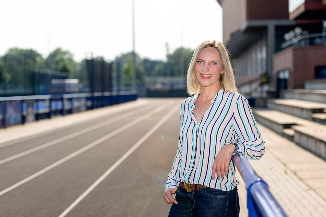 Antje Krämer, Abteilungsleiterin Leichtathletik im TSC Eintracht Dortmund. Foto: Jan Weckelmann