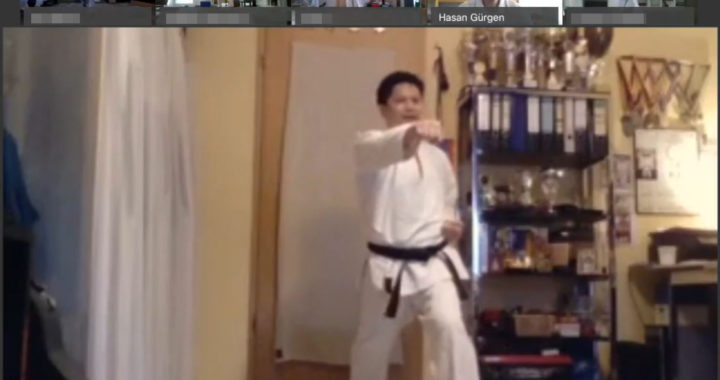 Karate-Abteilung des TSC Eintracht trainiert online