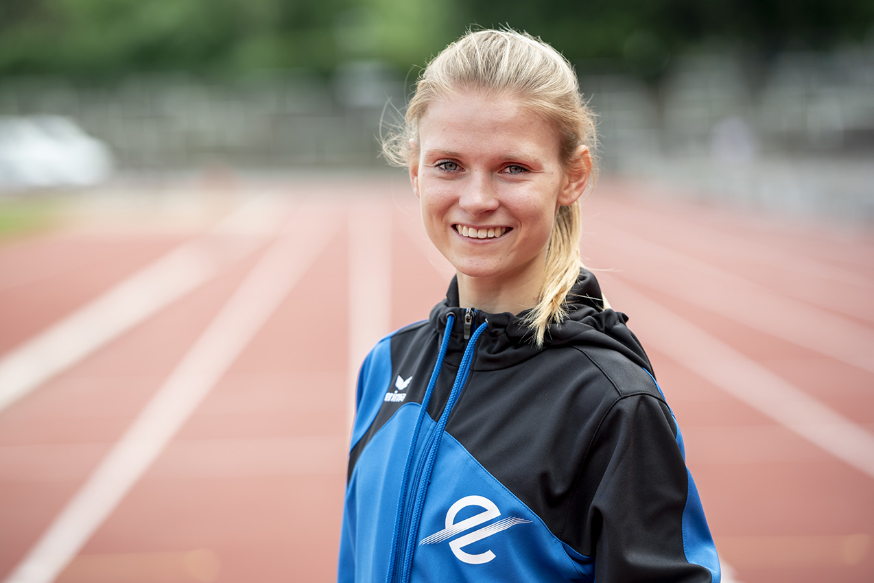 Linn Kleine ist erfolgreiche Leichtathletin, Trainerin und nun auch Abiturientin.