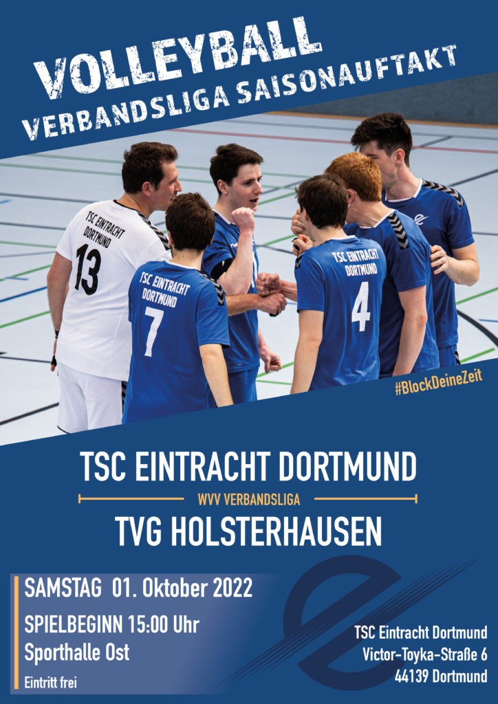 Heimspiel gegen Holsterhausen am 01.10.22 um 15 Uhr in Halle Ost